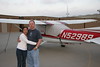 June 17th, 2007 -- Just returned from our first long cross country in our plane.  We flew into Oakland Airport for the weekend to see my mother graduate from her Doctor of Ministry program.  Flight time was 2:06.  This was our third long cross country since I got my license but the first one since I bought a share in this plane.   -- Antonio
